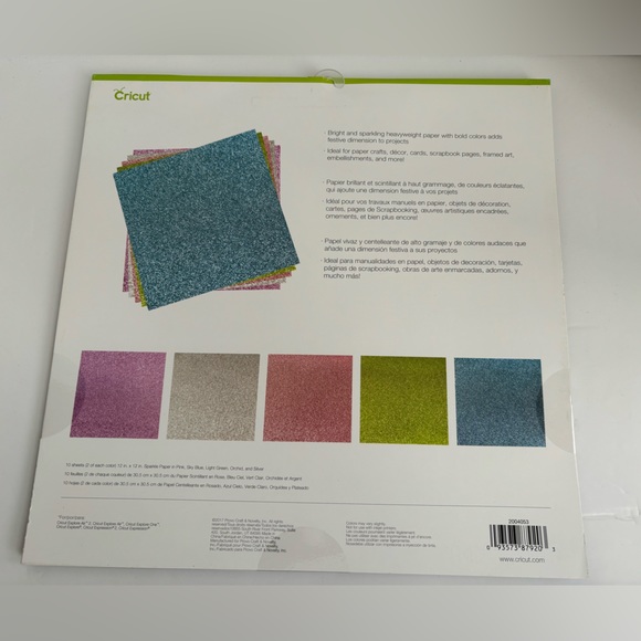 Cricut sparkle paper , spring meadow sampler - Picture 3 of 4